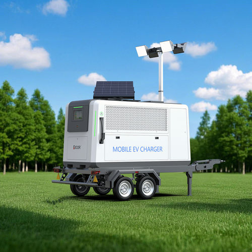 Mobile Leuchtturm mit Energiespeicher und Ladegerät (PV-Version) für Outdoor-Aktivitäten