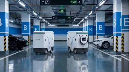 Neueste Unternehmensnachrichten über Wie verbessert ein mobiler EV-Ladegerät von Door Energy die Parkplatznutzung?