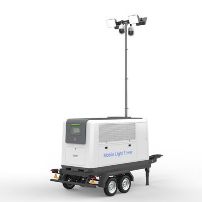 100000LM 1KW mobiler Leuchtturm Überwachung mobiler Leuchtturm mit Ladegerät