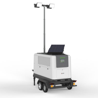 Ein guter Preis. 4KW mobiler Leuchtturm 150000LM IP54 tragbarer Generator Leuchtturm Online